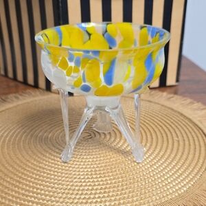 Colorful Glass Art Bowl